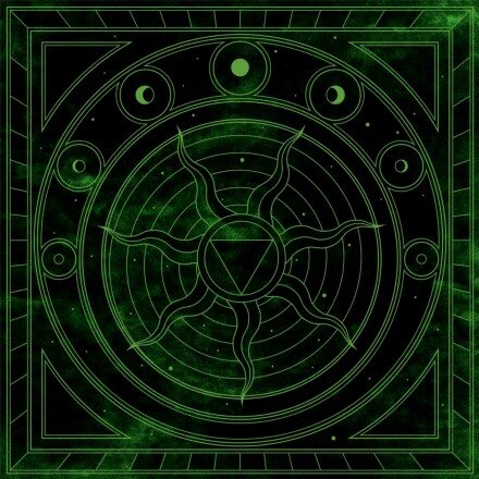 NOCTURNALIA - Above Below Within (transparent green/black marbled) LP