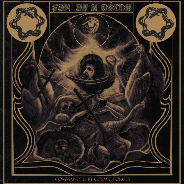 SON OF A WITCH - Commanded By Cosmic Forces (gold black dust) LP+CD *MAILORDER EDITION*