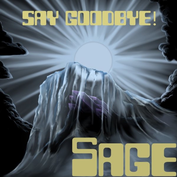 SAGE - Say Goodbye! (blue/white blob+white/red splatter) LP *MAILORDER EDITION*