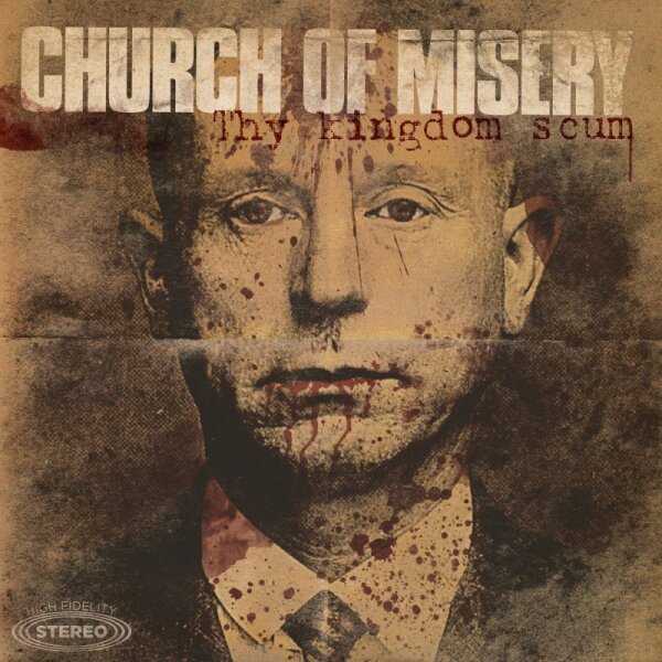 CHURCH OF MISERY - Thy Kingdom Scum (gold) 2LP