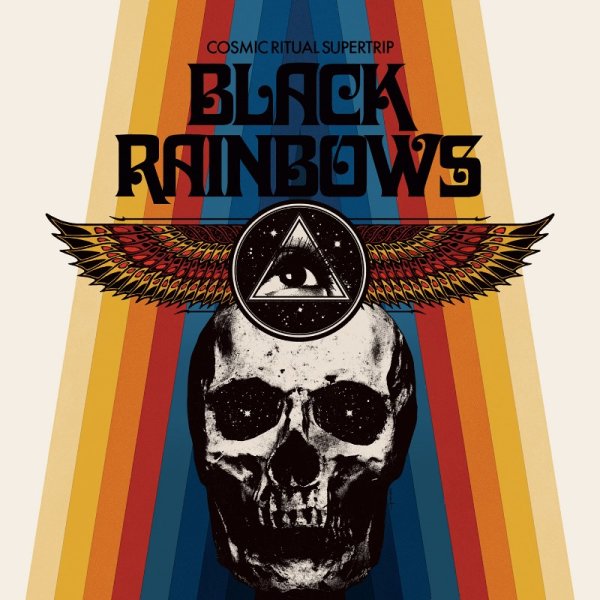 BLACK RAINBOWS - Cosmic Ritual Supertrip (yellow/blue split - 2 Bonustracks) 2LP