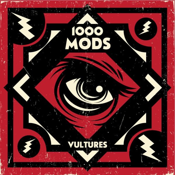 1000MODS - Vultures (black/white/red striped - 100 copies ultra limited) LP