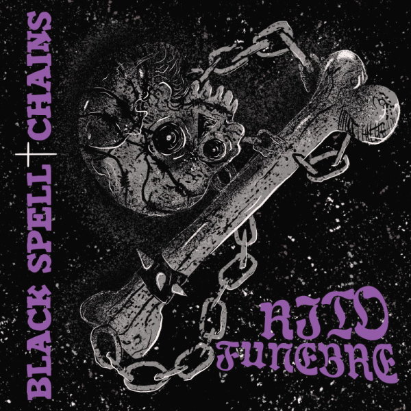 BLACK SPELL / CHAINS - Rito Funebre (clear purple/black splatter) LP