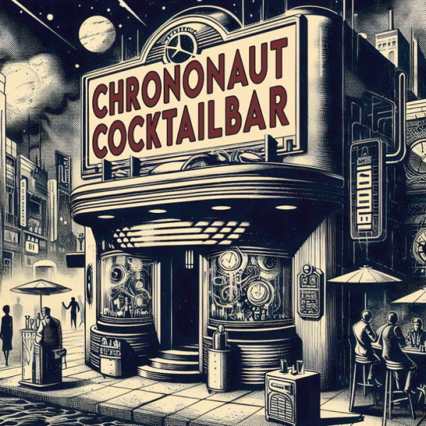 NO MANS VALLEY - Chrononaut Cocktailbar / Flight Of The Sloths (red/black marbled) LP