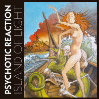 PSYCHOTIC REACTION - Island Of Light (blue marbled) LP