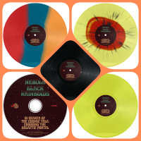 NEBULA / BLACK RAINBOWS - In Search Of The Cosmic Tale (red/blue/orange striped - 75 copies ultra limited) LP