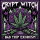CRYPT WITCH - Bad Trip Exorcism (transparent skunk green/hot pink psych splatter) LP