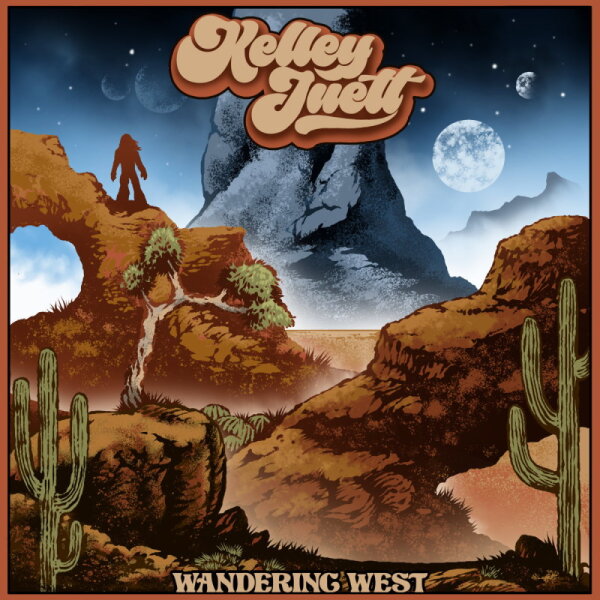JUETT, KELLEY (MOTHERSHIP) - Wandering West (orange/red/yellow marbled) LP