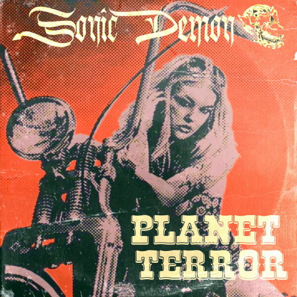 SONIC DEMON - Planet Terror (Demonbreath Edition - white+orange merge/black splatter) LP