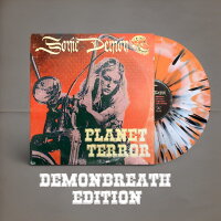 SONIC DEMON - Planet Terror (Demonbreath Edition - white+orange merge/black splatter) LP