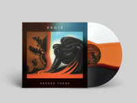 DROID / I AM LOW - Split (Eroded Ruins Edition - black/orange/milky clear striped) LP