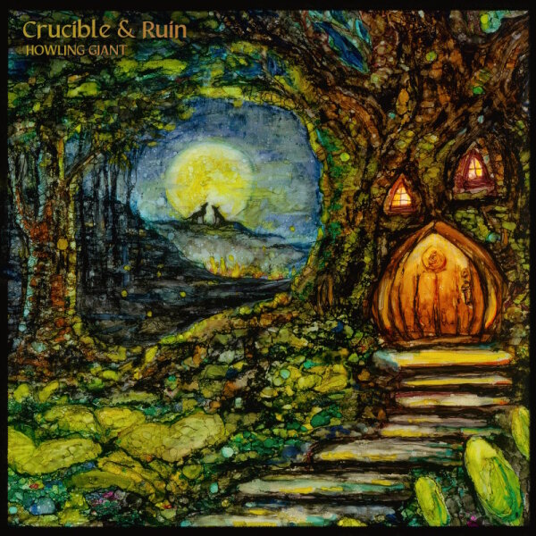 HOWLING GIANT - Crucible & Ruin (olive green) LP