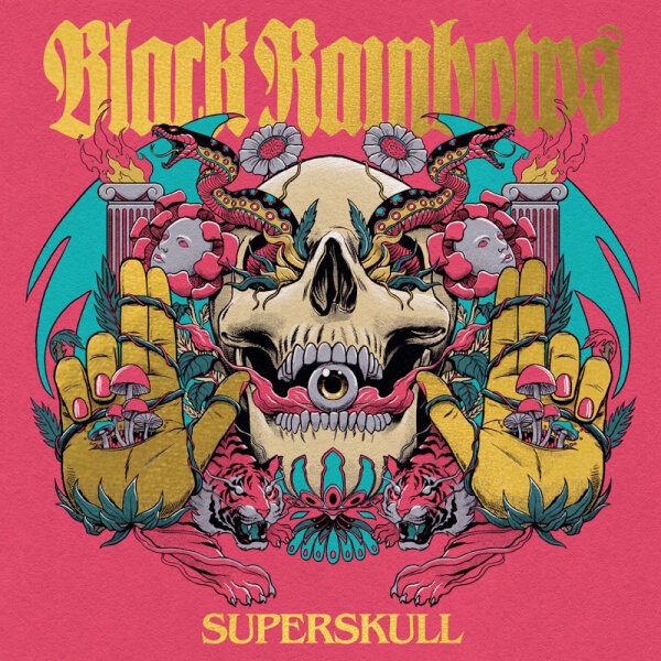 BLACK RAINBOWS - Superskull (golden nugget - 200 copies limited) LP *SLEEVE DAMAGE: SPLIT SEAM*