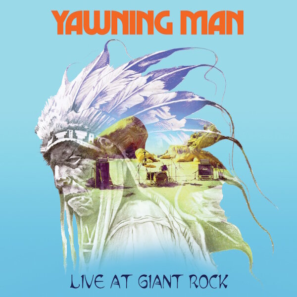 YAWNING MAN - Live At Giant Rock (yellow+blue blob+orange splatter - 100 copies ultra limited) LP