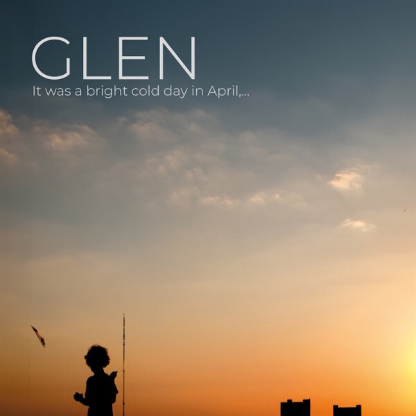 GLEN - It Was a Bright Cold Day In April … (orange/red marbled) LP