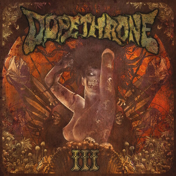 DOPETHRONE - III (green/yellow/black marbled) LP