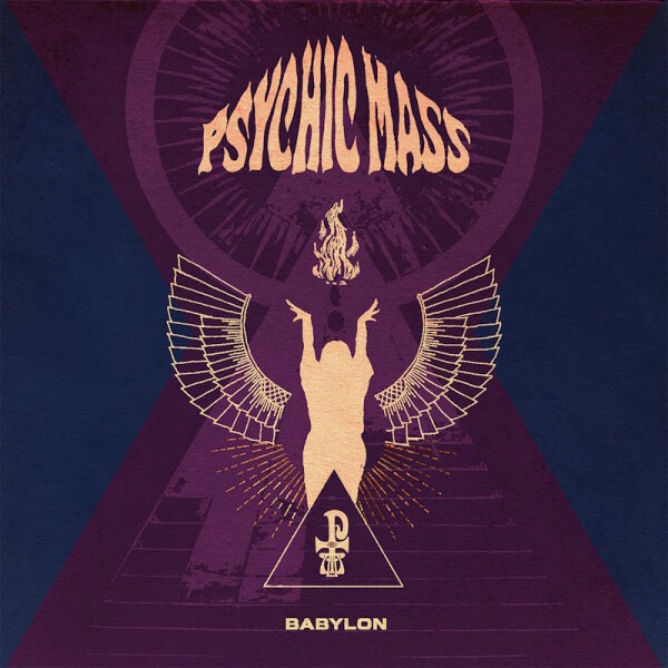 PSYCHIC MASS - Babylon (dark blue/black/white marbled - 90 copies ultra limited) LP