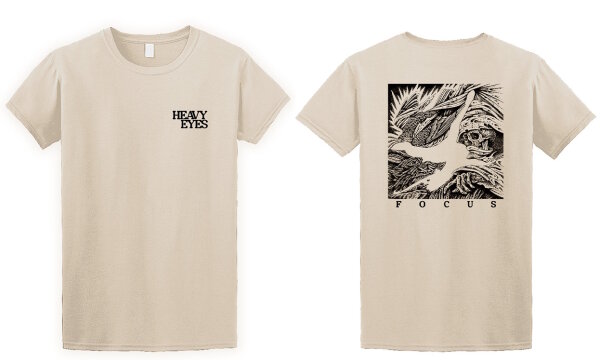 HEAVY EYES, THE - Focus (cream) Size L, T-Shirt
