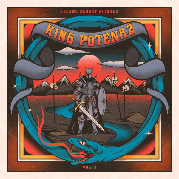 KING POTENAZ - Arcane Desert Rituals Vol. 2 (Majestic Mountain Edition - yellow/orange vortex) LP