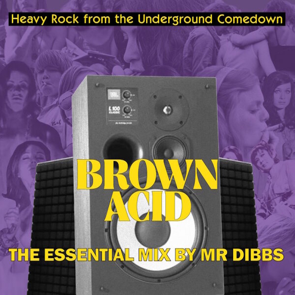 BROWN ACID - The Essential Mix (by Mr Dibbs) (colour) LP