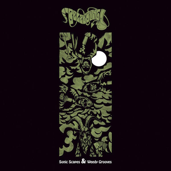 BELZEBONG - Sonic Scapes & Weedy Grooves (clear/neon green blob+orange splatter - 100 copies ultra limited) LP