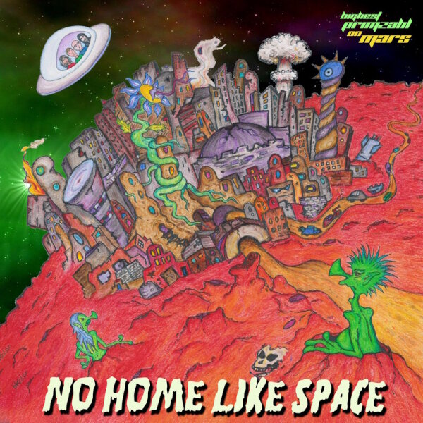 HIGHEST PRIMZAHL ON MARS - No Home Like Space (red)  LP