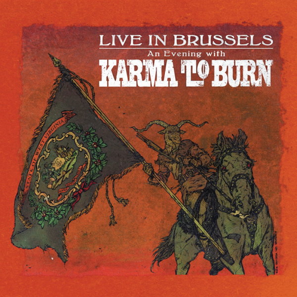 KARMA TO BURN - Live In Brussels (white/red quad - 100 copies ultra limited) LP
