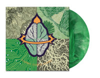 GIANT BRAIN - Grade A Gray Day (galaxy kelly green+solid white) LP *MAILORDER EDITION*
