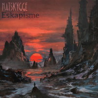 NATSKYGGE - Eskapisme (orange/oxblood red merge) LP